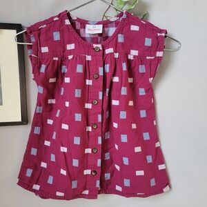 Hanna Andersson Print Tunic Top 130 or 8